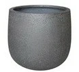 rd. light fiber-concrete  pot - size 55.0x55.0x48