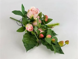 rose bud/foxtail flat bush x 8-33cm