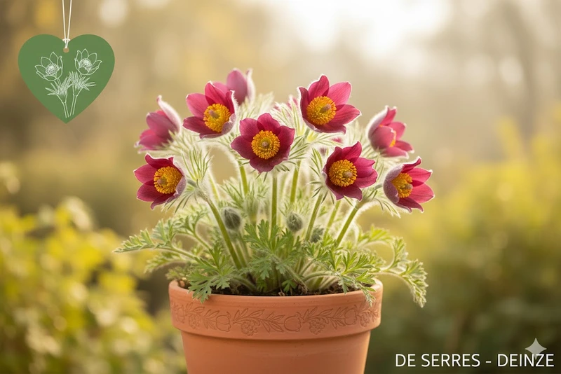 Pulsatilla vulgaris 'Rubra' P11