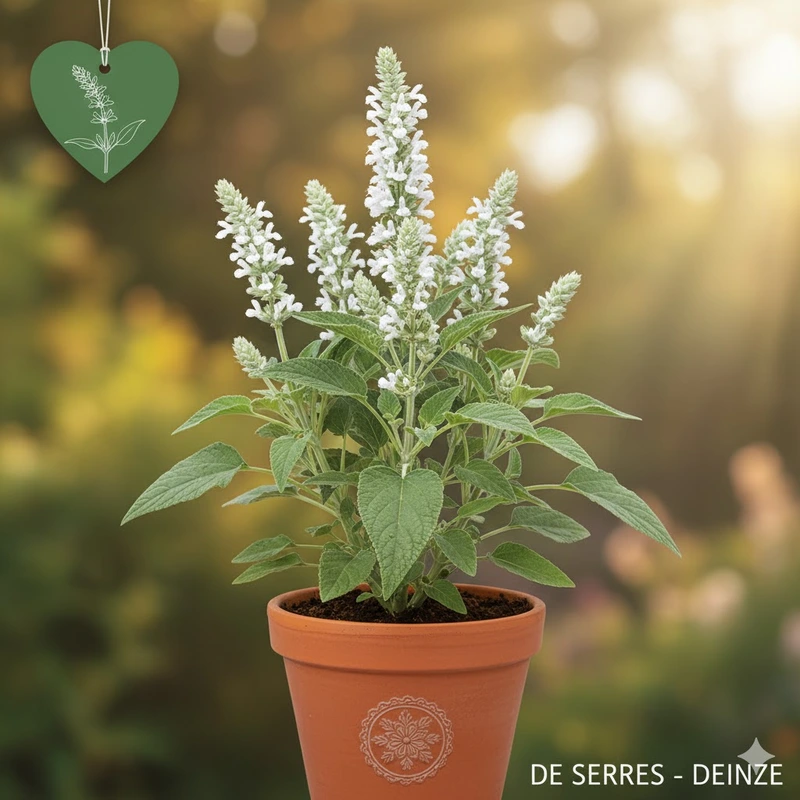 Salvia sclarea var. turkestanica 'Vatican White' P9