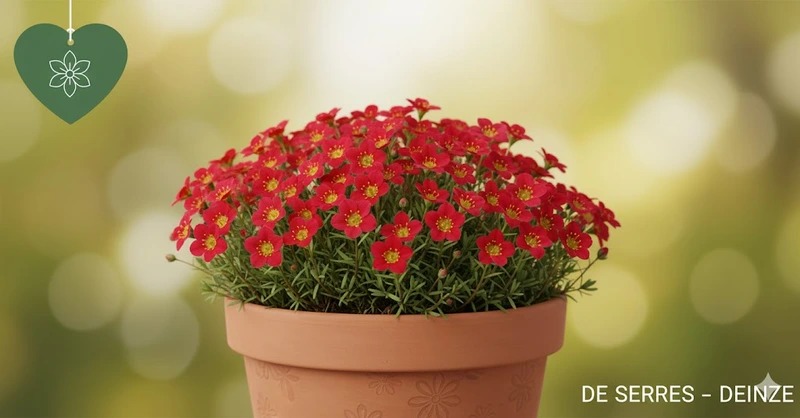 Saxifraga x arendsii 'Pixi Pan Red' P9