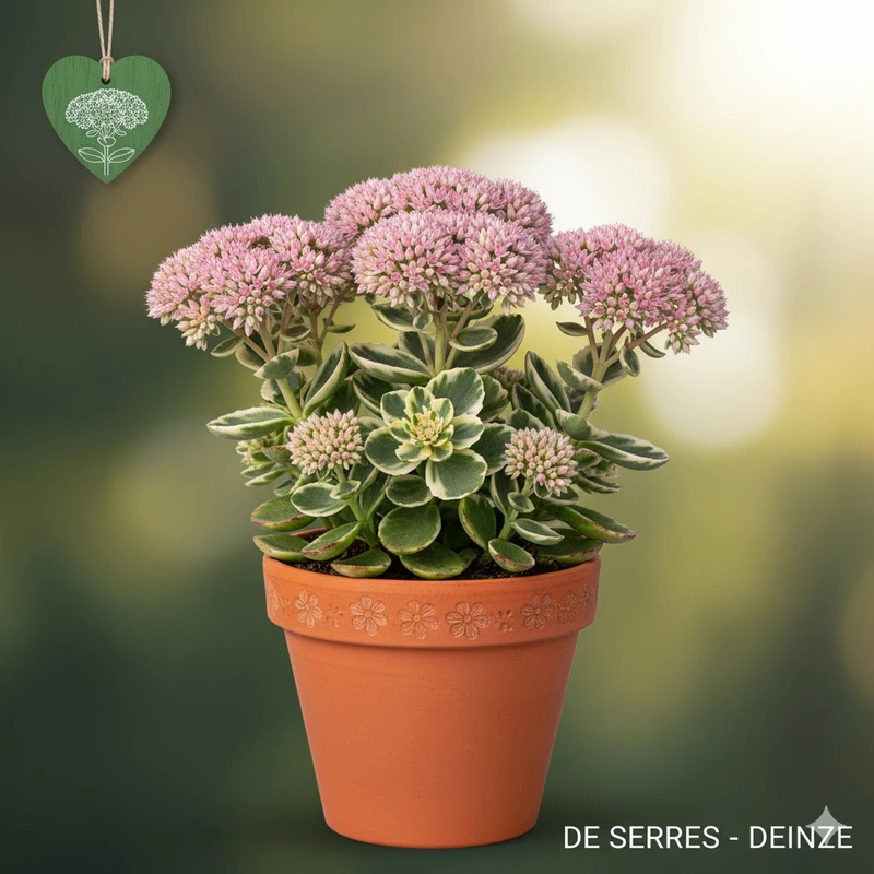 Sedum telephium 'Frosty Morn' P9