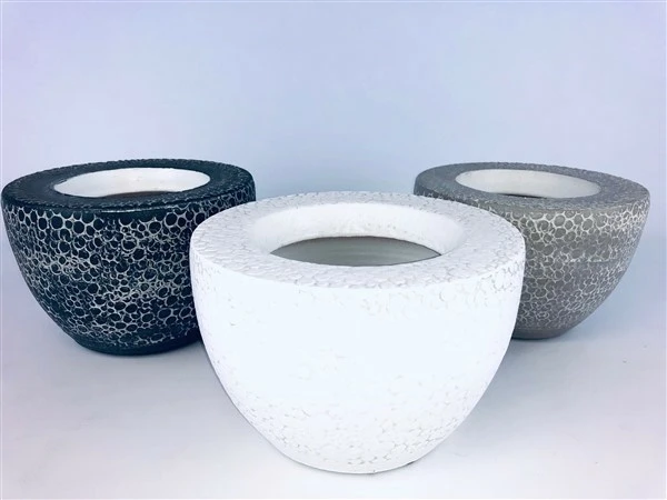 shape for orchid mix pallet  19*13 cm white/grey/b