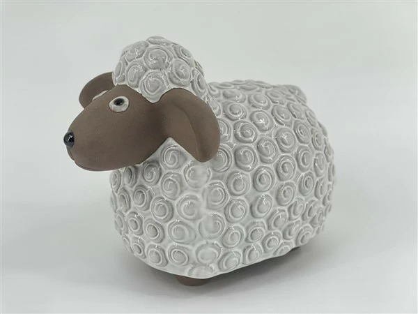 sheep l white d31 x 21.5 x 26*h