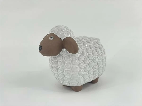 sheep m white d25 x 17 x 22*h