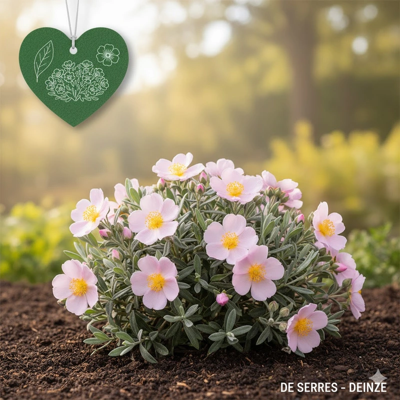 Cistus x argenteus 'Silver Pink' C (20- 25)