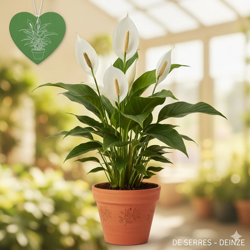 spathiphyllum 'pearl cupido' air so pure