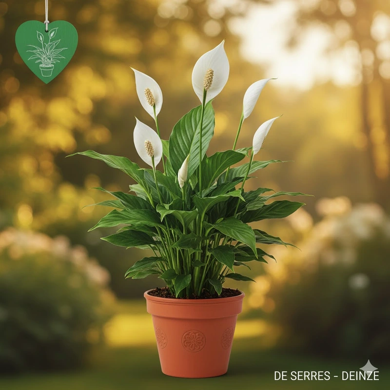 spathiphyllum 'strauss'-p17 6/256 amcu