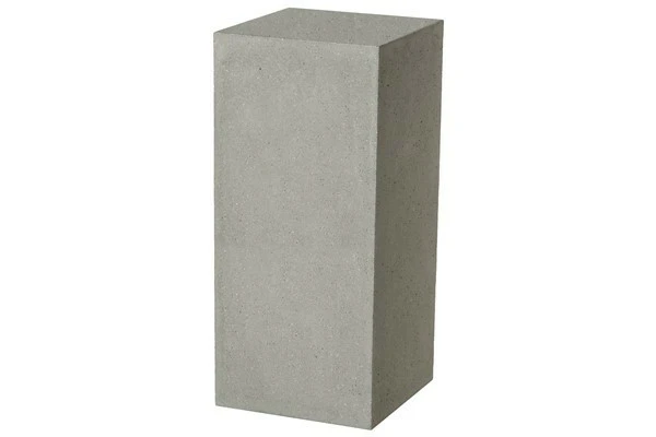 sq. light fiber-concrete pedestal 50x50x100