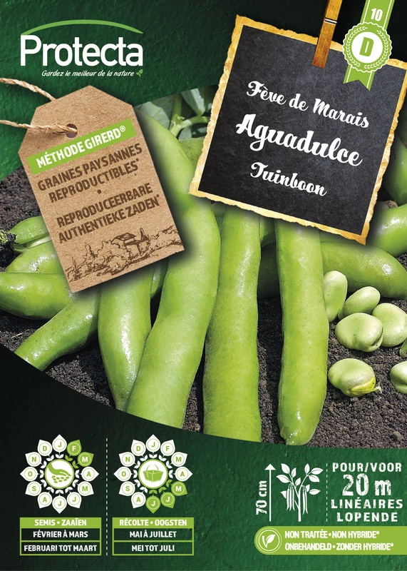 tuinboon agualduce met zeer lange dop