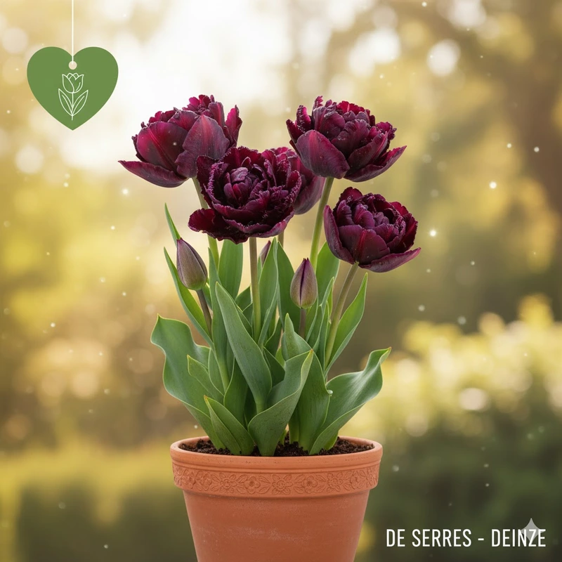 Tulipa 'Black Parrot'