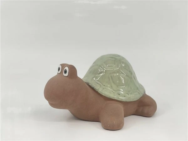 turtle glazed terracotta green 23*18*h12