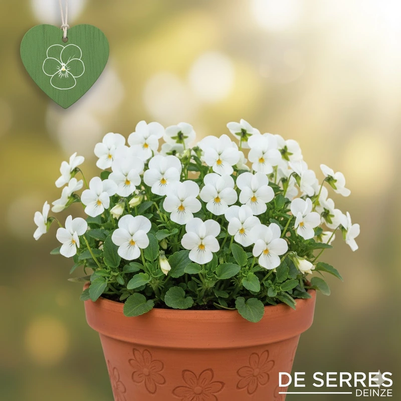 Viola cornuta 'Wisley White' P9