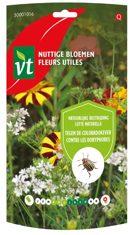 VT DY NUTTIG BLOEMEN TEGEN COLORADOKEVER