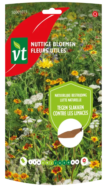 VT DY NUTTIGE BLOEMEN TEGEN SLAKKEN