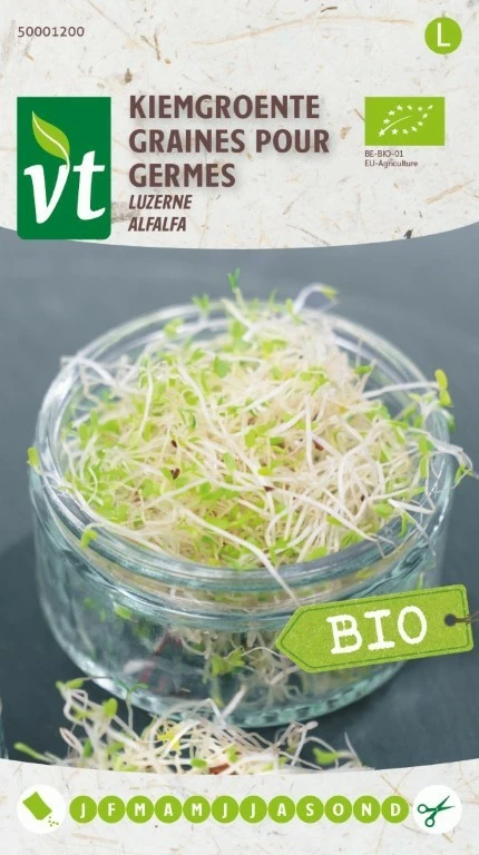 VT KIEMGROENTE LUZERNE BE-BIO-01
