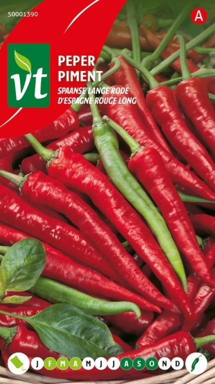 VT PEPER SPAANSE LANGE RODE